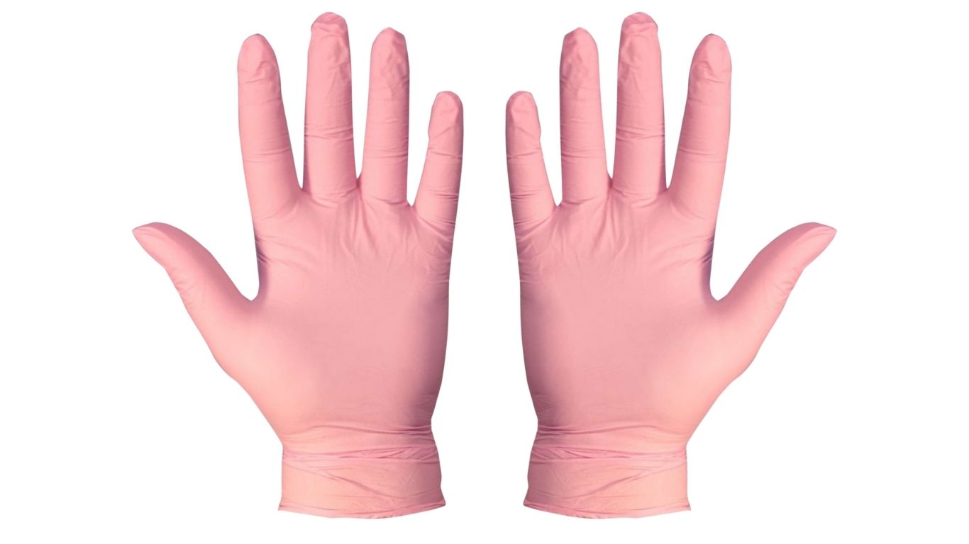 Pink Nitrile Gloves