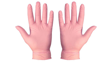 Pink Nitrile Gloves