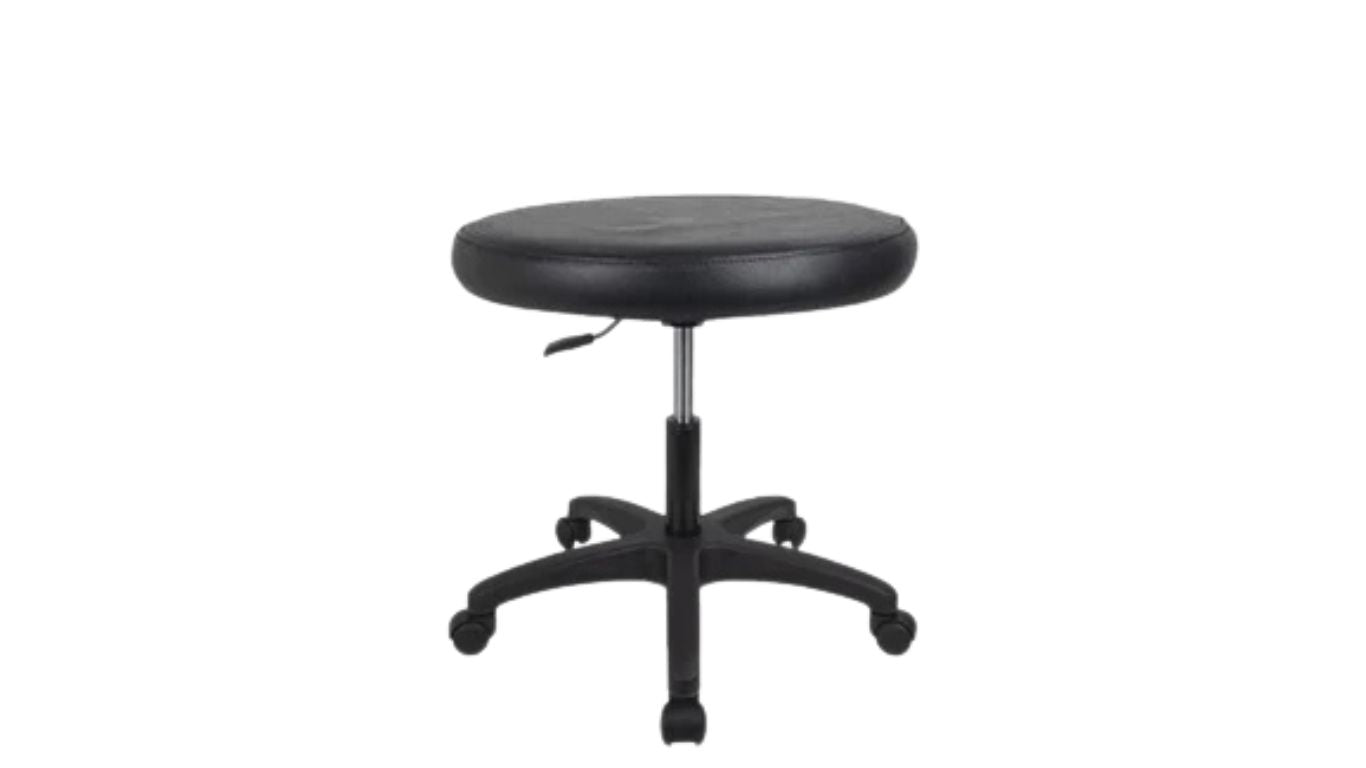 Gaslift chair w/o backrest Black