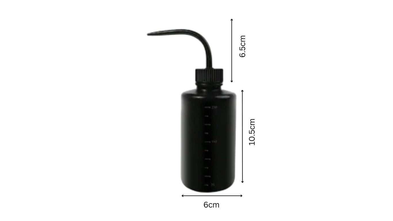 Bottle with curved stem 250ml