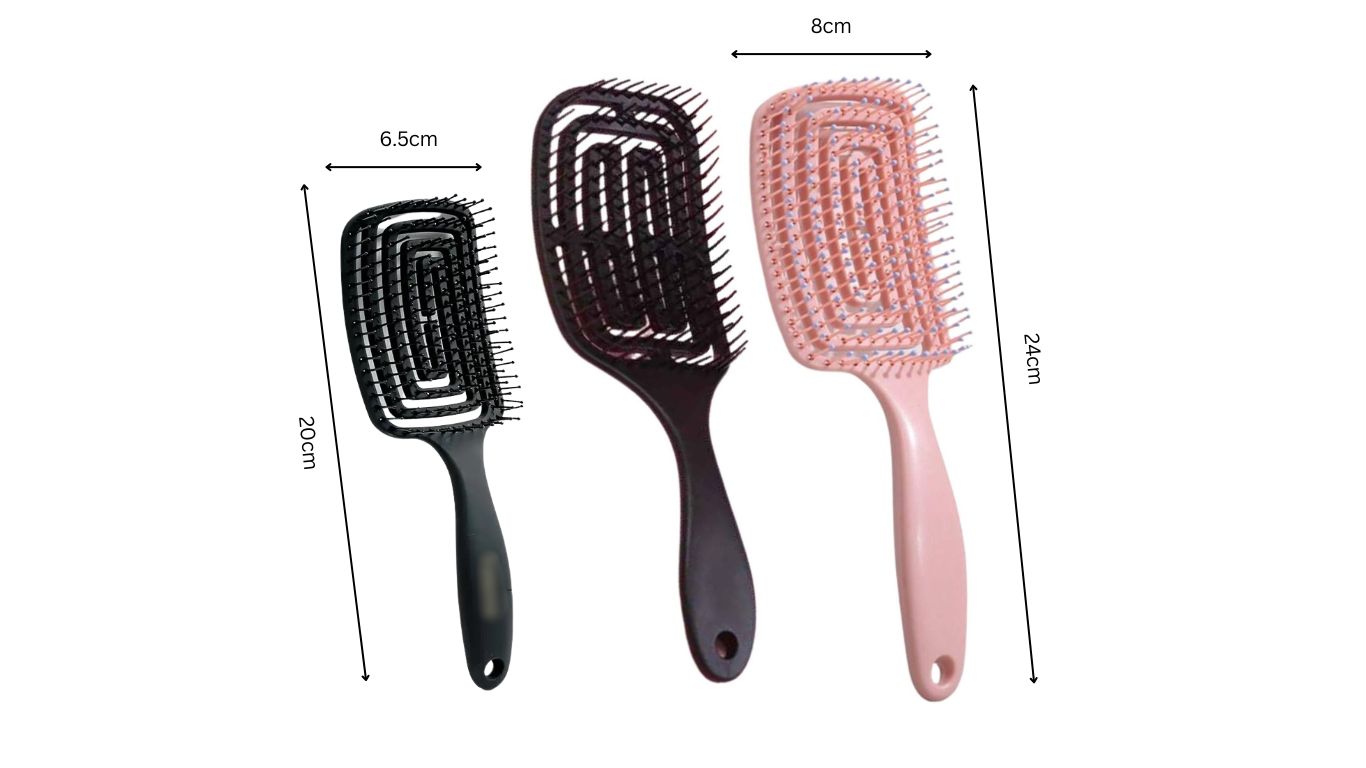 Hollow Detangling Brush - Rectangular