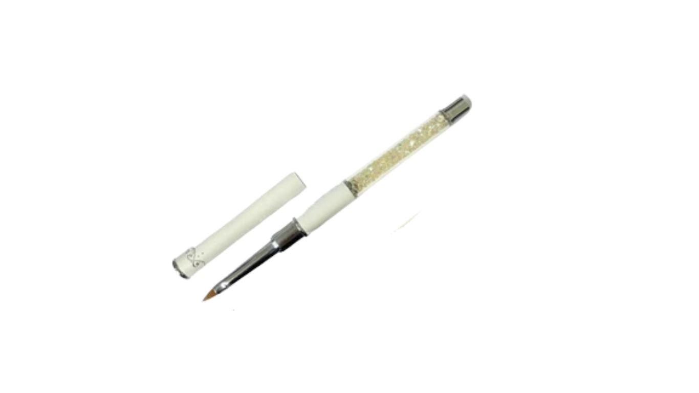 Acrylic Art Brush with Diamante Handle
