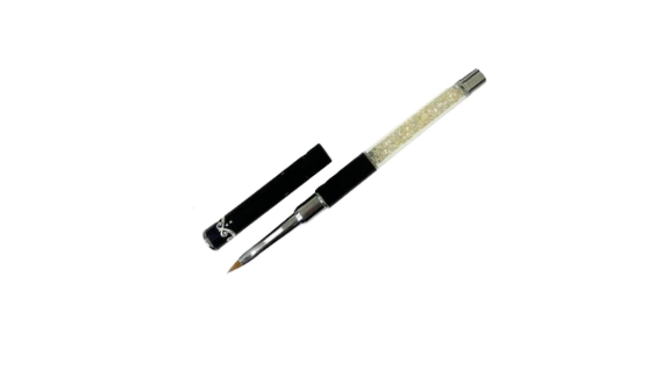 Acrylic Art Brush with Diamante Handle