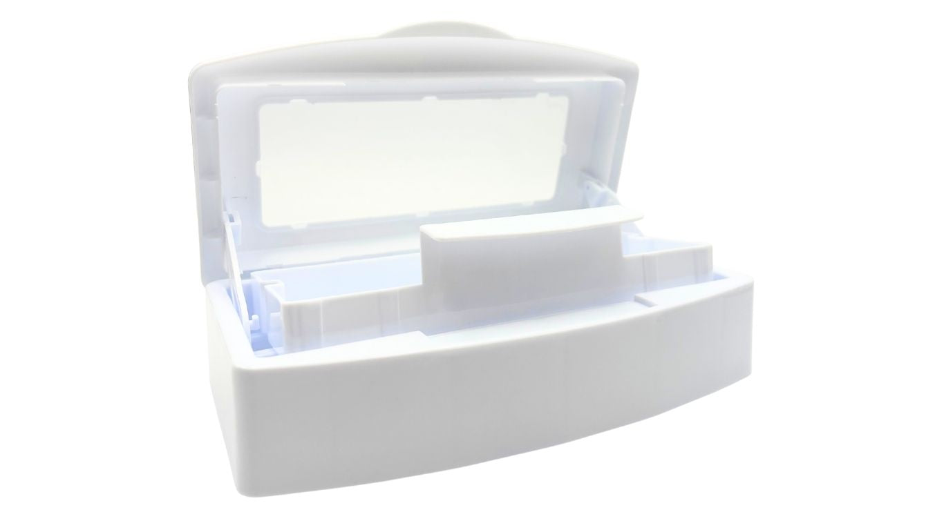 Plastic Sterilizing Tray White