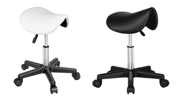 Saddle Stools with Plastic Legs