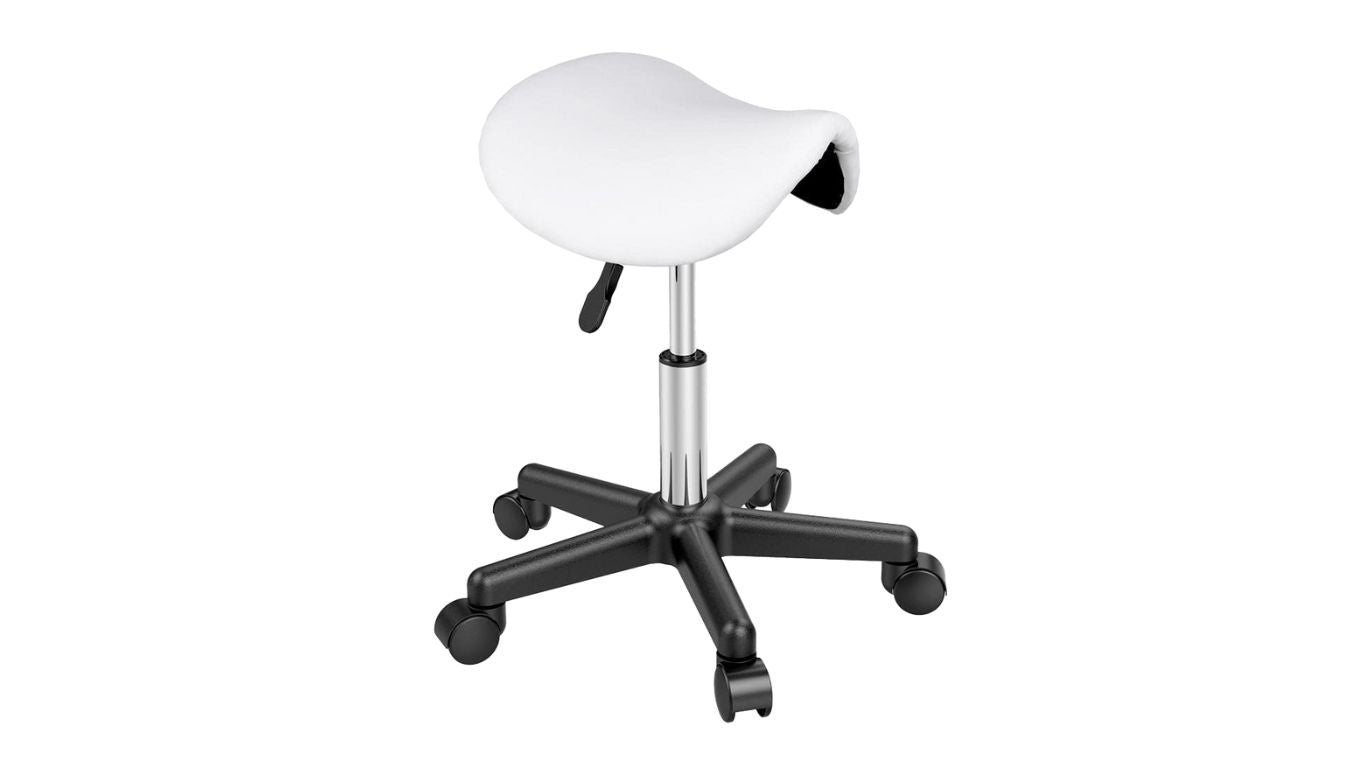 Saddle Stools with Plastic Legs