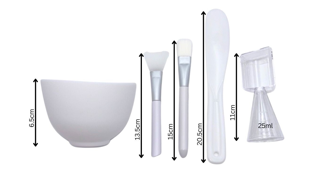 Mask Kit - Bowl, spatula, brush, applic.