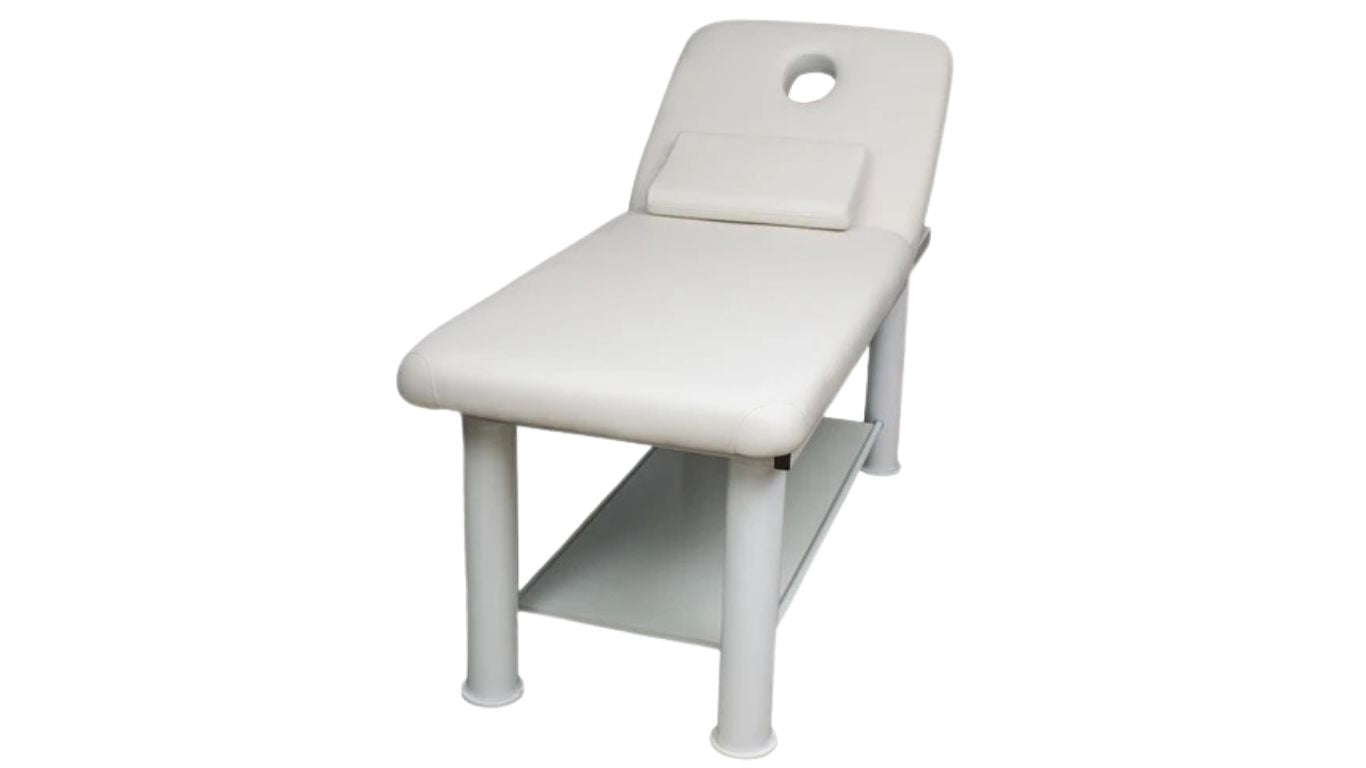 Bed Fixed Metal White 700mm