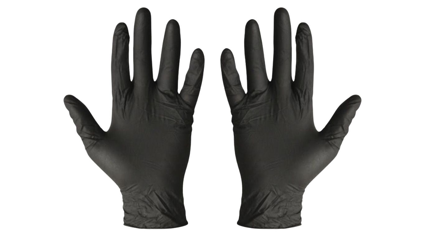 Black Nitrile Gloves