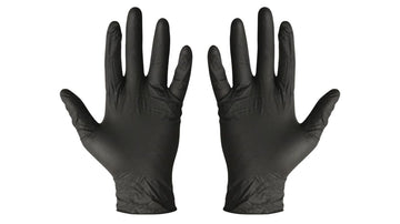 Black Nitrile Gloves