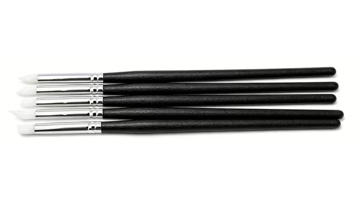 Silicone Tool Black 5pc