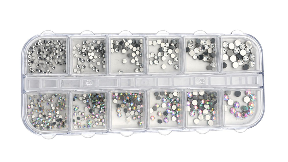 3D Rhinestones for Nail Art - Silver