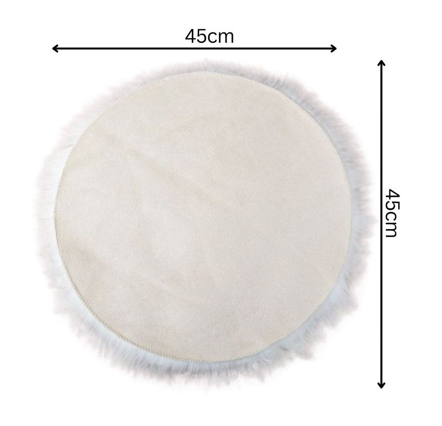 Fluffy Photo Prop - Round