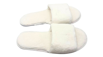 Slippers White DF - open toe M