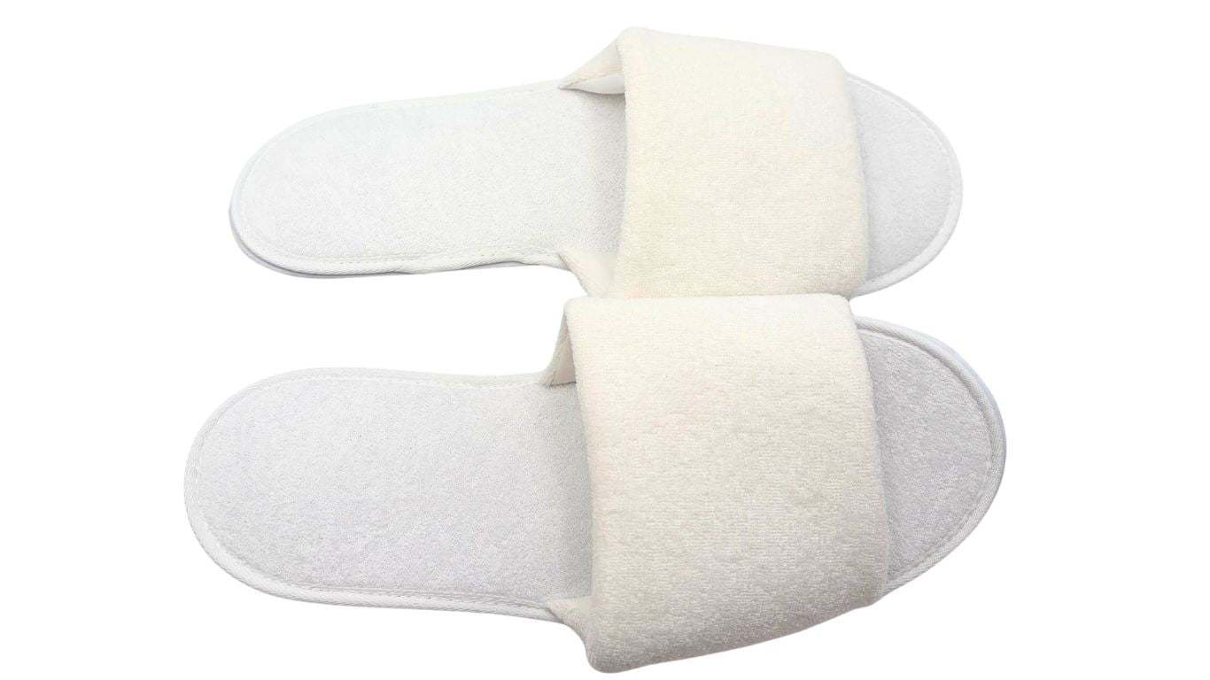 Slippers White TT - open toe M