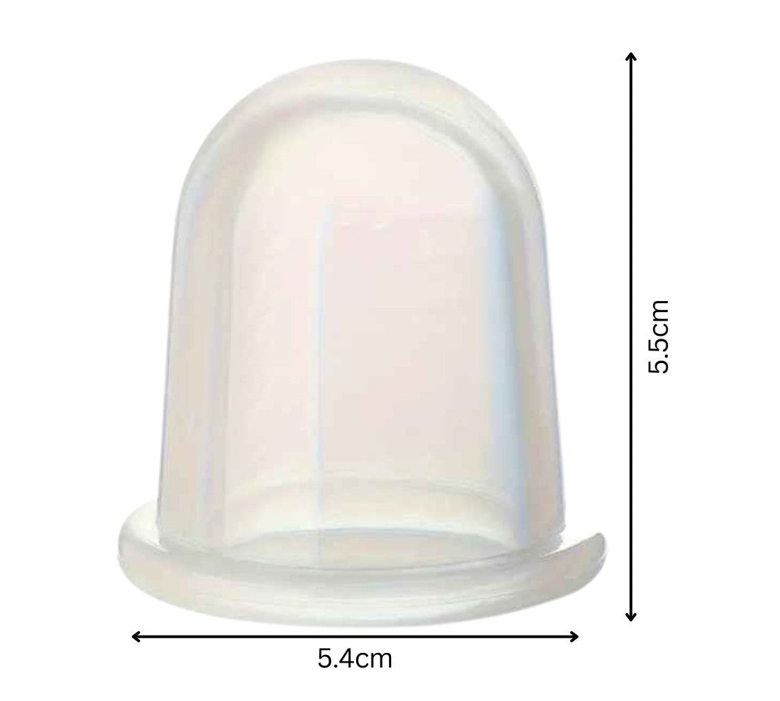 Silicone Cup for Body Cupping - White