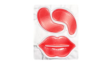 Eye & Lip Mask - Red (Rose)