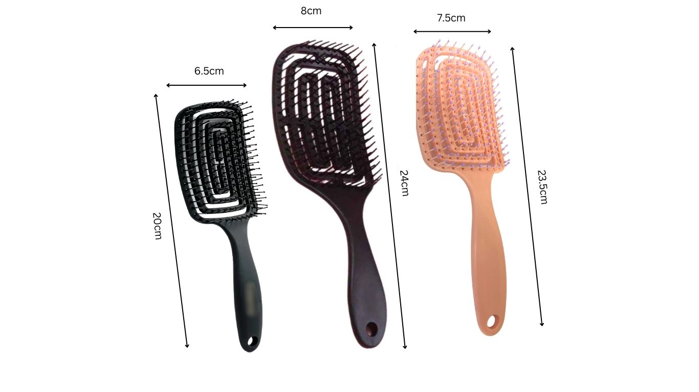 Hollow Detangling Brush - Rectangular
