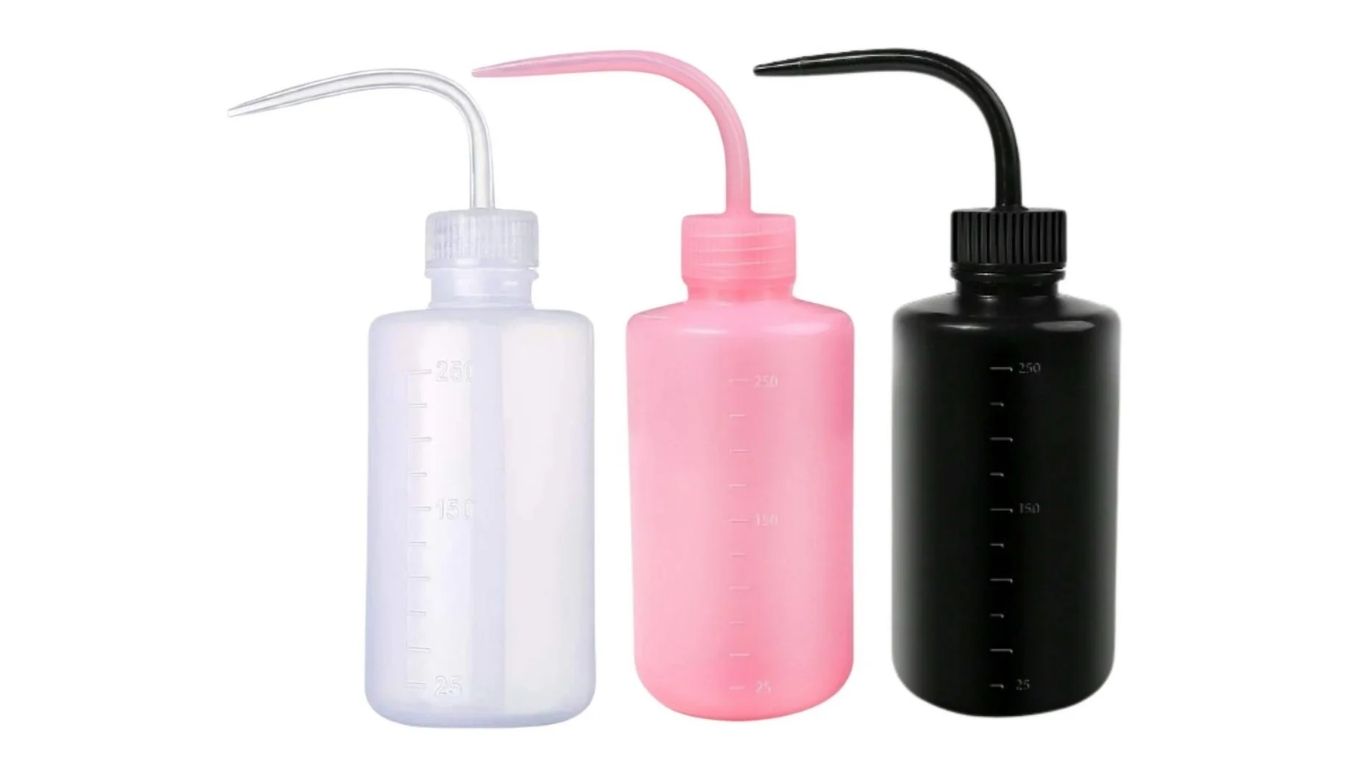 Bottle with curved stem 250ml
