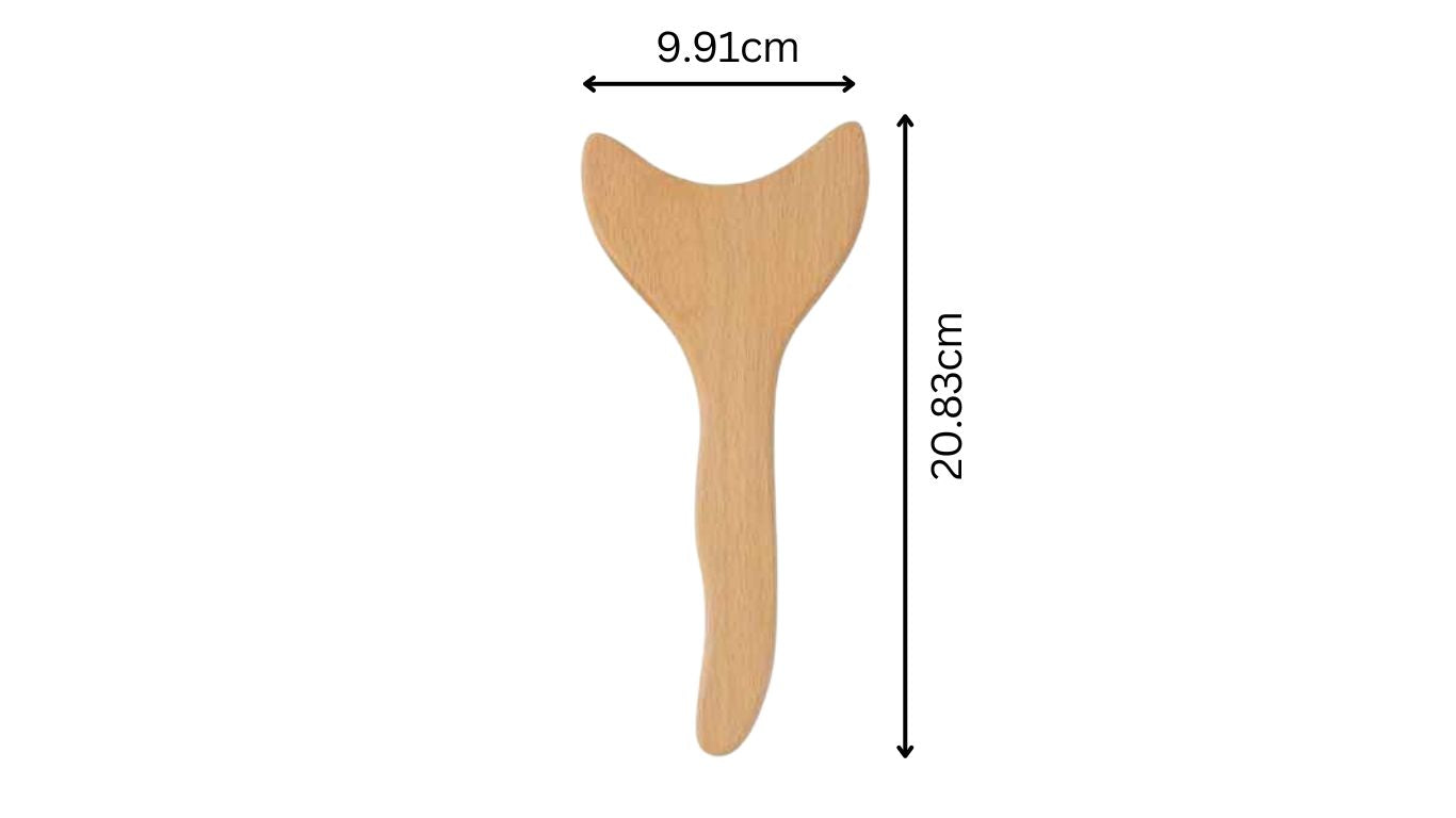 Gua Sha Wooden Massager Y-shape