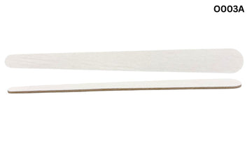 Nail File White Teardrop