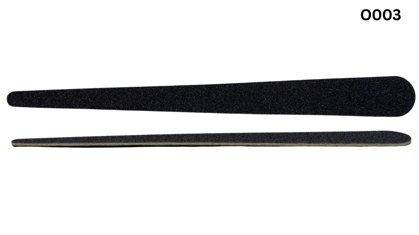 Nail File Black Teardrop 100/180