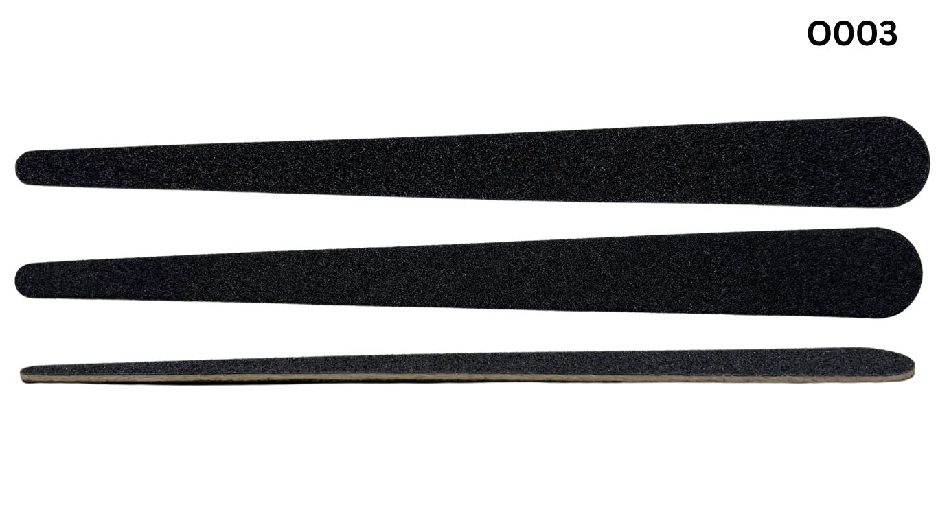 Nail File Black Teardrop 100/180
