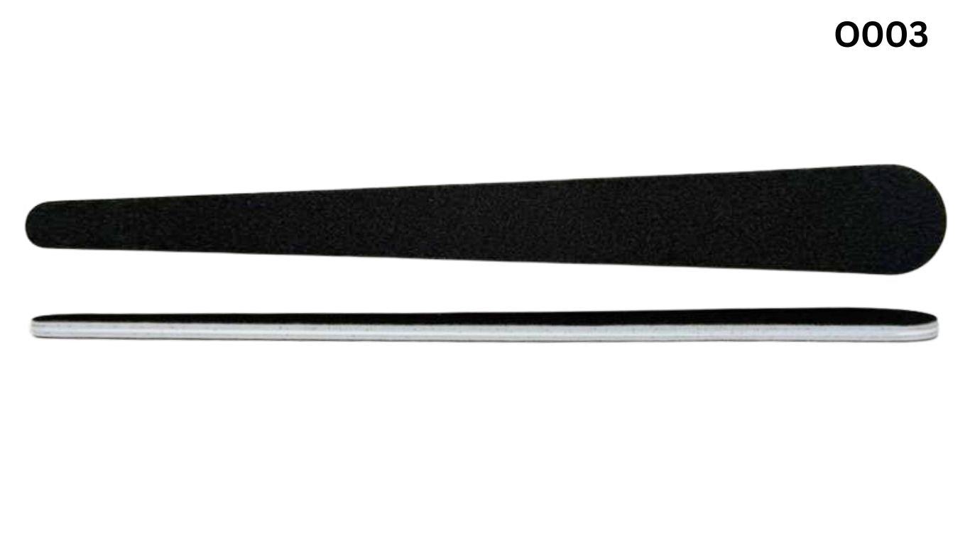 Nail File Black Teardrop 100/180
