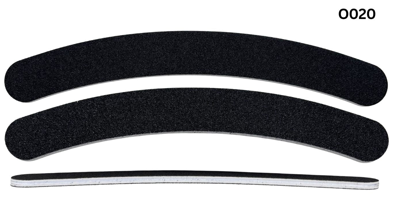 Nail FIle Black Boomerang 100/180 Grit