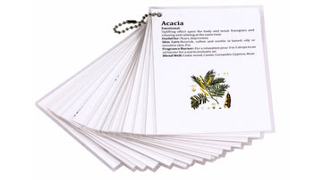 Set of Cards with Info For Individual Oils