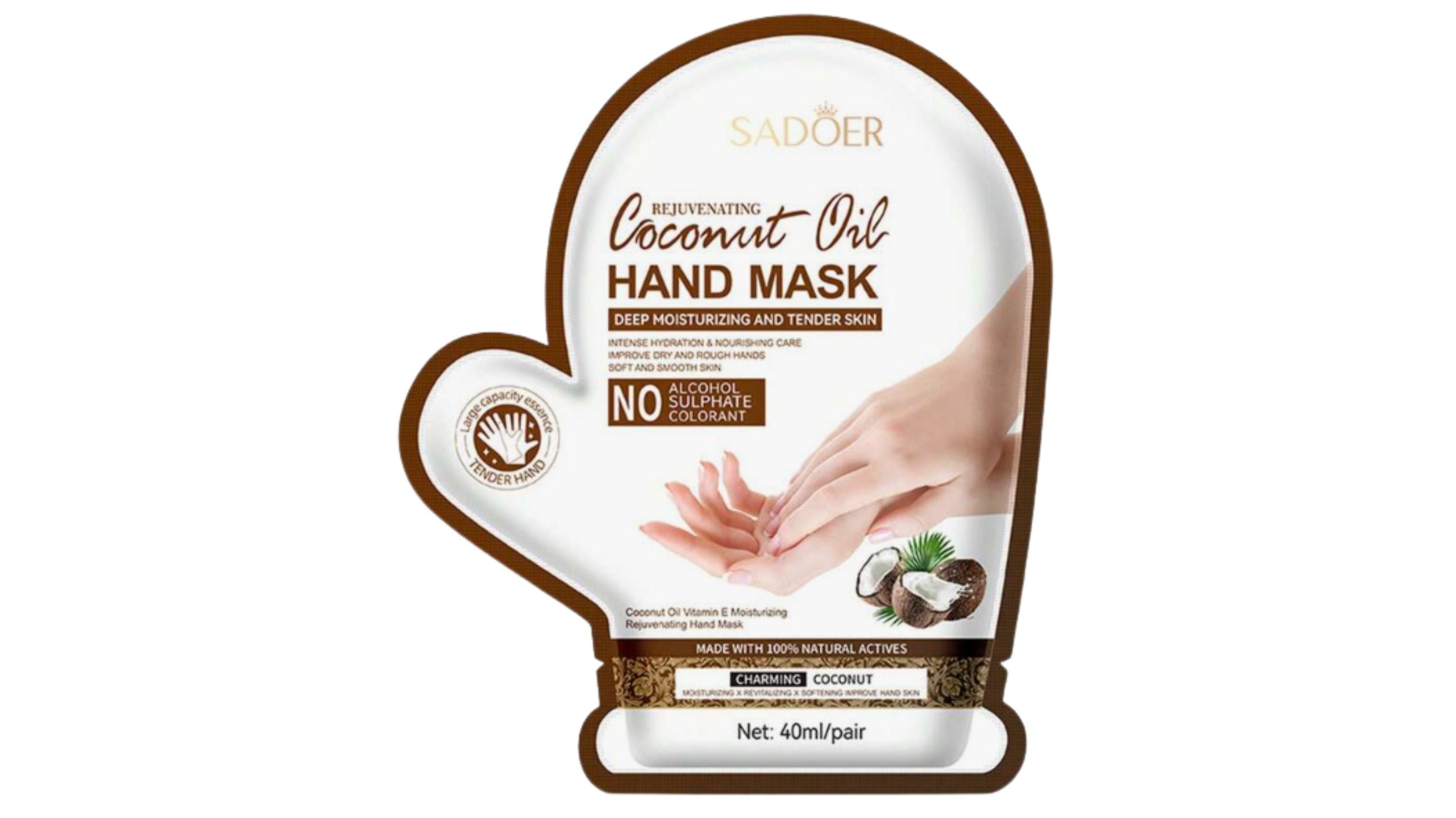 Hand Mask - Coconut (pair)