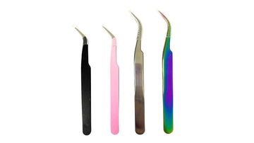 Eyelash Tweezer Curved Butterfly