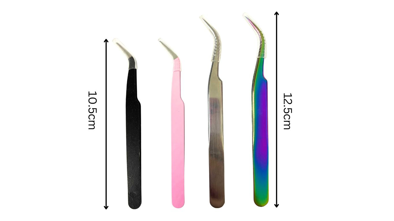 Eyelash Tweezer Curved Butterfly