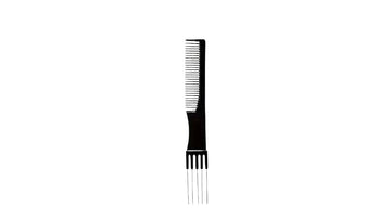 Carbon Teasing Comb - 5 prong